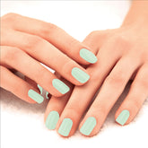 Lakme 9 To 5 Primer + Gloss Nail Color - Minty Green - 6ml